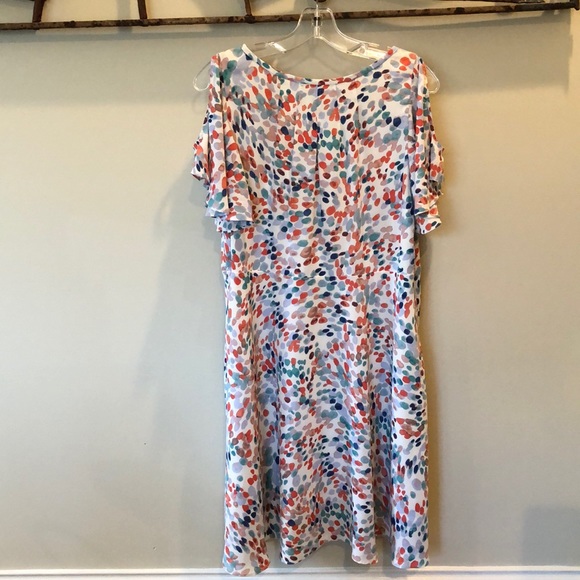 Maeve for Anthropologie Watercolor Print Dress - Picture 3 of 8